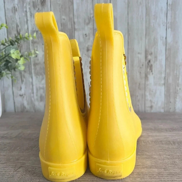 Jack Rogers Yellow Rain Boots - Picture 2 of 5